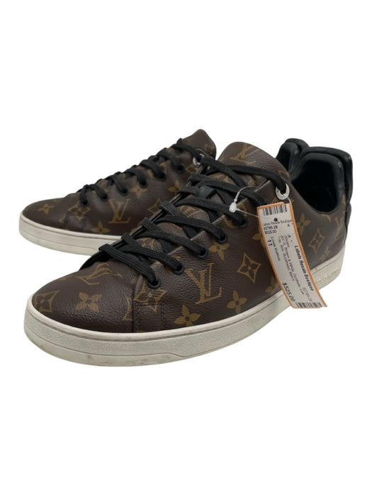 Louis Vuitton Shoe Size 11 AS IS Brown & White Synthetic Low Top Men's Shoes Brown & White / 11