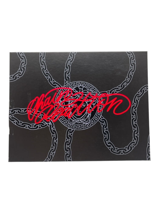 Versace Shoe Size 45 AS IS Blue & Multi Synthetic Men's Shoes Blue & Multi / 45