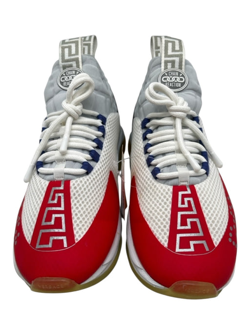 Versace Shoe Size 45 AS IS White & Multi Synthetic Men's Shoes White & Multi / 45