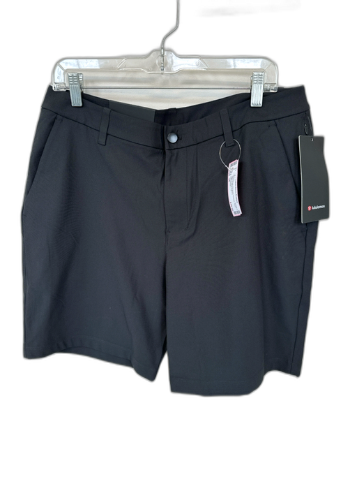 Lululemon NWT Size 34 Black Recycled Polyester Solid Athletic Men's Shorts Black / 34