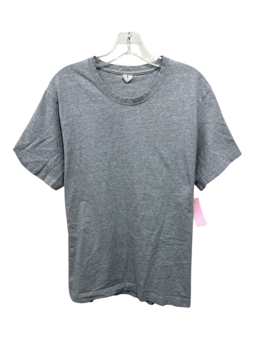 Arket Size Est M Gray Cotton Solid T shirt Crew Men's Short Sleeve Gray / Est M