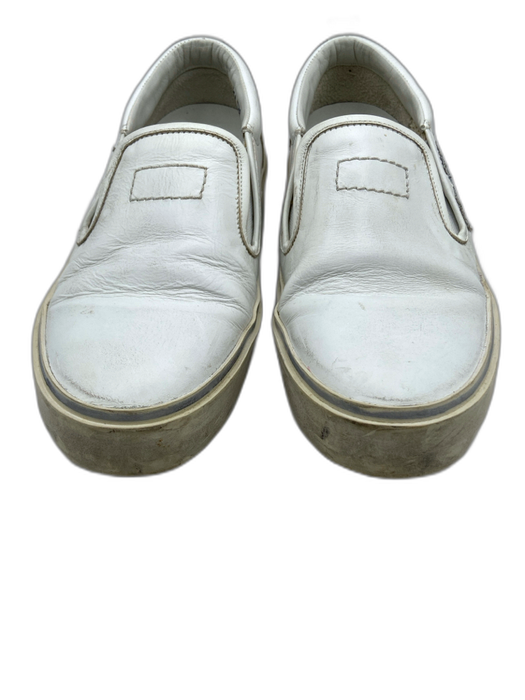 Golden Goose Shoe Size 37 White Leather Round Toe Silver Glitter Star Sneakers White / 37