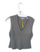 Veronica Beard Size XL Gray & Silver Viscose Blend Sleeveless Metallic Top Gray & Silver / XL