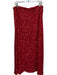 Never Fully Dressed Size 14 Red Sequin Elastic Waist Maxi Skirt Red / 14