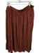Eloquii Size 18 Brown & Black Polyester Elastic Waist Animal Print Maxi Skirt Brown & Black / 18