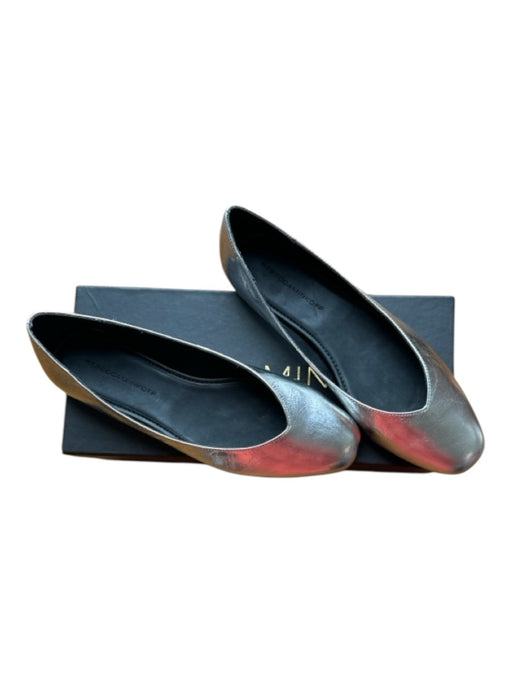 Rebecca Minkoff Shoe Size 6.5 Silver Leather Metallic Ballet Flats Silver / 6.5