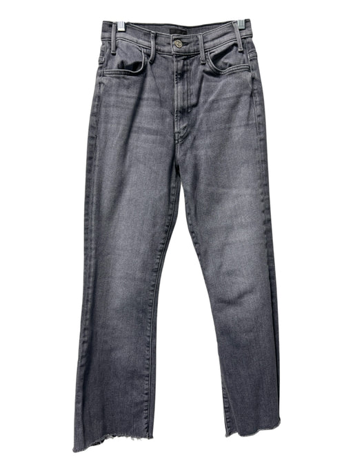 Mother Size 26 Washed Gray Cotton Blend 4 Pocket High Rise Zip Fly Jeans Washed Gray / 26