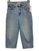 Madewell Size 25 Light Wash Cotton Button & Zip Front Wide Leg Raw Hem Jeans Light Wash / 25