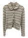 Madewell Size S Ivory & Navy Cotton Button Front Striped Long Sleeve Cardigan Ivory & Navy / S