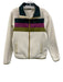 Cotopaxi Ivory & Multi Polyester Zip Front Color Block Pockets Mock Neck Jacket Ivory & Multi
