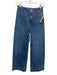 Mave Size 25 Medium Wash Cotton Blend Zip & Button Patch Pocket Wide Leg Jeans Medium Wash / 25