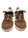 Adidas Shoe Size 4 Brown & White Synthetic Lace Up Shoes Brown & White / 4