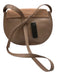 Cuyana Blush Pink Leather goldtone hardware Suede Detail Crossbody Bag Blush Pink
