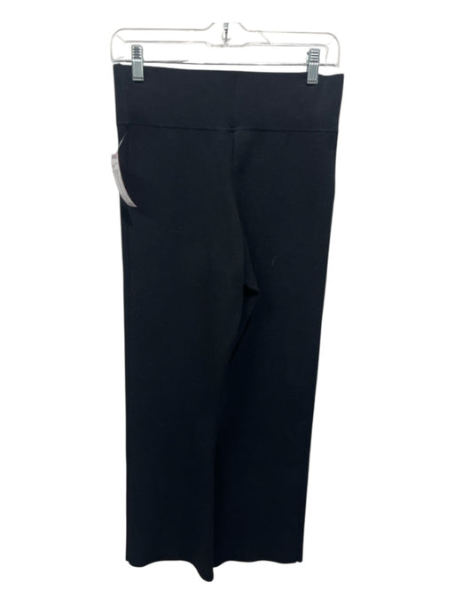 J. Crew Size M Black Missing Fabric Tag Knit Elastic Waist Pintuck Pants Black / M