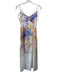 En Saison Size S White & Multi Lyocell Floral Spaghetti Strap Smocked Back Dress White & Multi / S