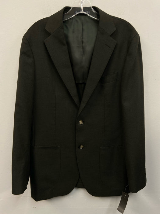 Suitsupply Green Wool Solid 2 Button Men's Blazer