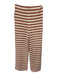 MNG Size S White & Red Polyester & Cotton Sleeveless Tank Striped Pants Set White & Red / S
