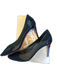 Christian Louboutin Shoe Size 41 Black Leather Mesh Round Toe Stiletto Pumps Black / 41