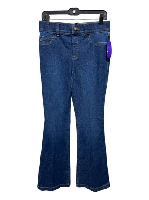 Spanx Size M Medium Wash Cotton & Polyester Stretch Waist Flare Jeans Medium Wash / M