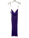 Retrofete Size S Pruple, Orange, Blue Lace Sequin Strapless Lace Up Back Dress Pruple, Orange, Blue / S