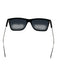 Prada Black & Silver Acetate Metal Accent Gradient Sunglasses Black & Silver