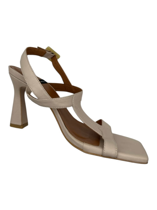 Angel Alarcon Shoe Size 40 Mauve Slingbacks Buckle Detail Heels Mauve / 40