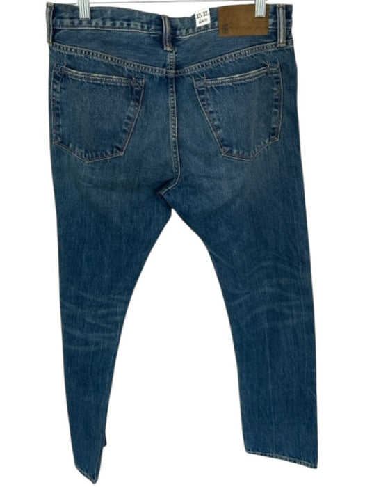 Tod Snyder NWT Size 32X32 Dark Wash Cotton Straight Leg Jeans Dark Wash / 32X32