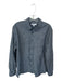 Banana Republic Size L Gray Cotton Collar Button Down Long Sleeve Shirt Gray / L