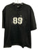 G Star Size XL Black Cotton Blend logo T shirt Crew Men's Short Sleeve Black / XL