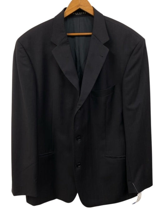 Hugo Boss Navy Wool Striped 3 button Men's Suit Navy / 46R