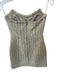 Line & Dot Size XS Cream Polyester Tweed Sequin Mini boning Dress Cream / XS