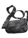Free People Black Vegan Leather Adjustable Strap Pockets Zip Cross Body Purse Black