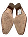 Veronica Beard Shoe Size 7.5 Brown Leather Square Toe Bow Detail Pumps Brown / 7.5