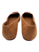 Tory Burch Shoe Size 8 Tan Brown Suede leather Square Toe Logo Flats Tan Brown / 8