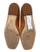 Tory Burch Shoe Size 8 Tan Brown Suede leather Square Toe Logo Flats Tan Brown / 8