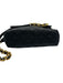 Marc Jacobs Black Leather Quilted Magnetic Clasp Shoulder Bag Black / S