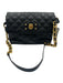 Marc Jacobs Black Leather Quilted Magnetic Clasp Shoulder Bag Black / S