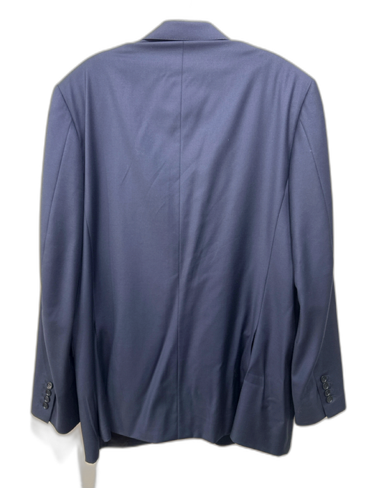 Canali AS IS Navy Wool Solid 2 Button Men's Blazer Navy / 56