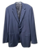Canali AS IS Navy Wool Solid 2 Button Men's Blazer Navy / 56