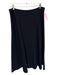 Co Size L Black Viscose & Polyester Side Zip Maxi Flounce Skirt Black / L