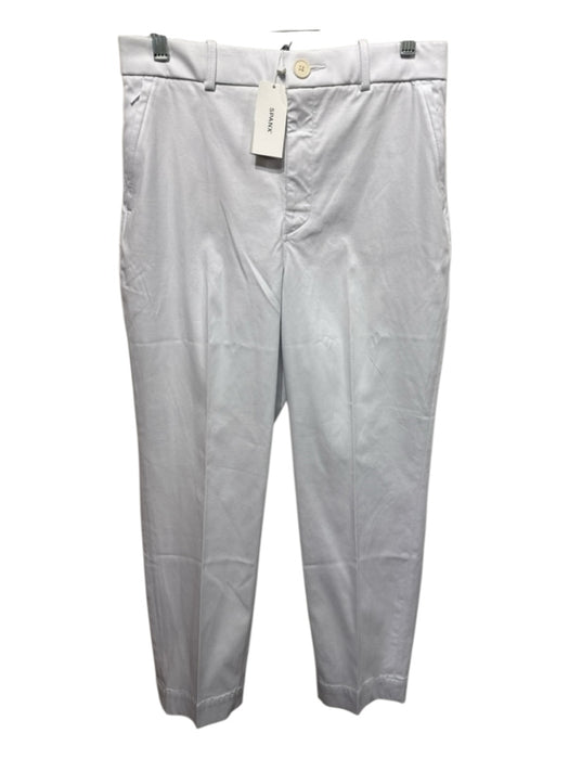 Spanx Size M White Cotton & Viscose Zip Fly Zip Pocket Pants White / M
