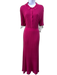Gabriela Hearst Size XL Purple Cashmere & Silk Short Sleeve Button Up Dress Purple / XL