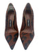 Tom Ford Shoe Size 38 Brown, Black & Gold Pony Hair Suede Leopard Print Pumps Brown, Black & Gold / 38