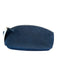 Portland Leather Navy Leather Zip Close Dome Pouch Bag Navy / XS