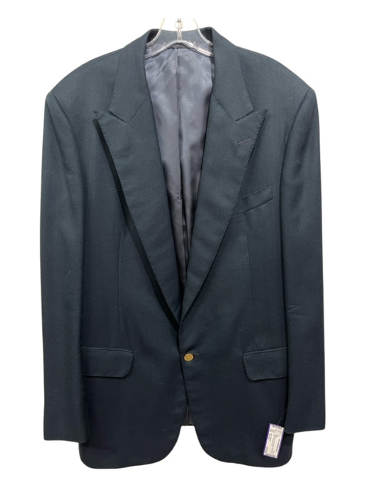 Edgar Pomeroy Hunter Green Wool Solid Peak Lapel 2 Button Men's Blazer Hunter Green / Est 42