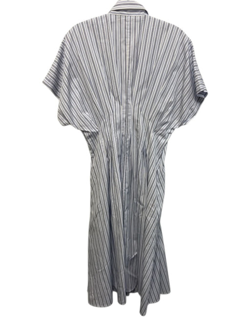 Lauren Ralph Lauren Black Size 8 Blue & White Cotton Short Sleeve Stripe Dress Blue & White / 8