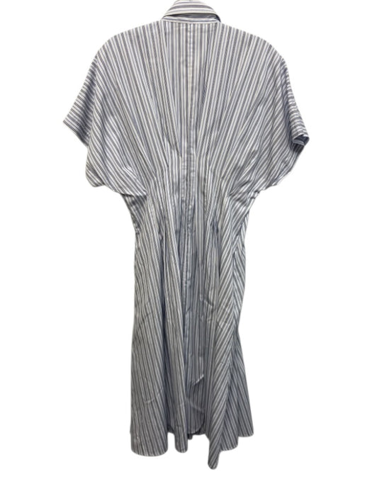 Lauren Ralph Lauren Black Size 8 Blue & White Cotton Short Sleeve Stripe Dress Blue & White / 8