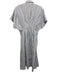 Lauren Ralph Lauren Black Size 8 Blue & White Cotton Short Sleeve Stripe Dress Blue & White / 8