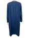 Polo Ralph Lauren Size 6 Medium Wash Cotton Denim Long Sleeve V Neck Dress Medium Wash / 6