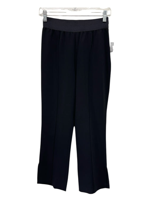 5a7 Cinq a Sept Size 4 Black Triacetate & Polyester Elastic Waist Side Zip Pants Black / 4